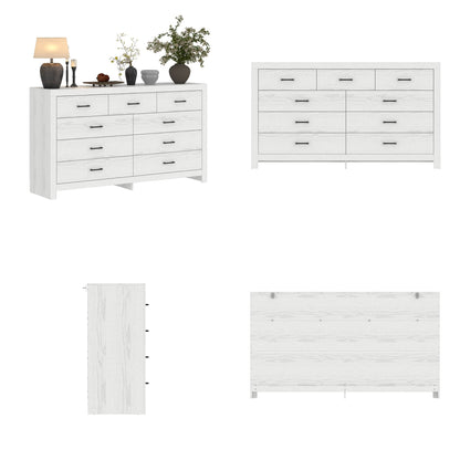 Commode à 9 tiroirs de style rustique