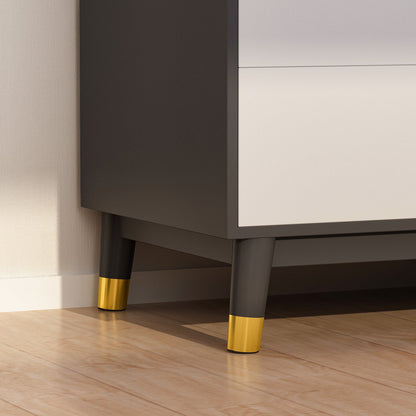 Armoire moderne grand placard de rangement 2 portes 2 tiroirs