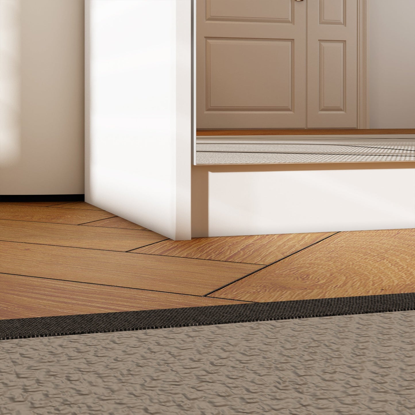 Buffet large à trois tiroirs avec rangement et 9 tiroirs