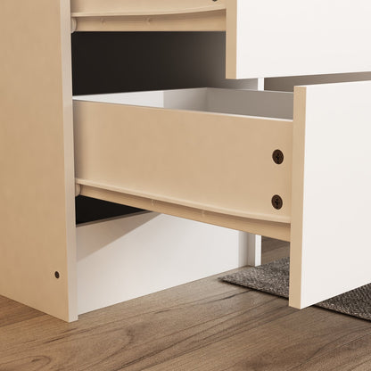 Coiffeuse avec miroir et lampe