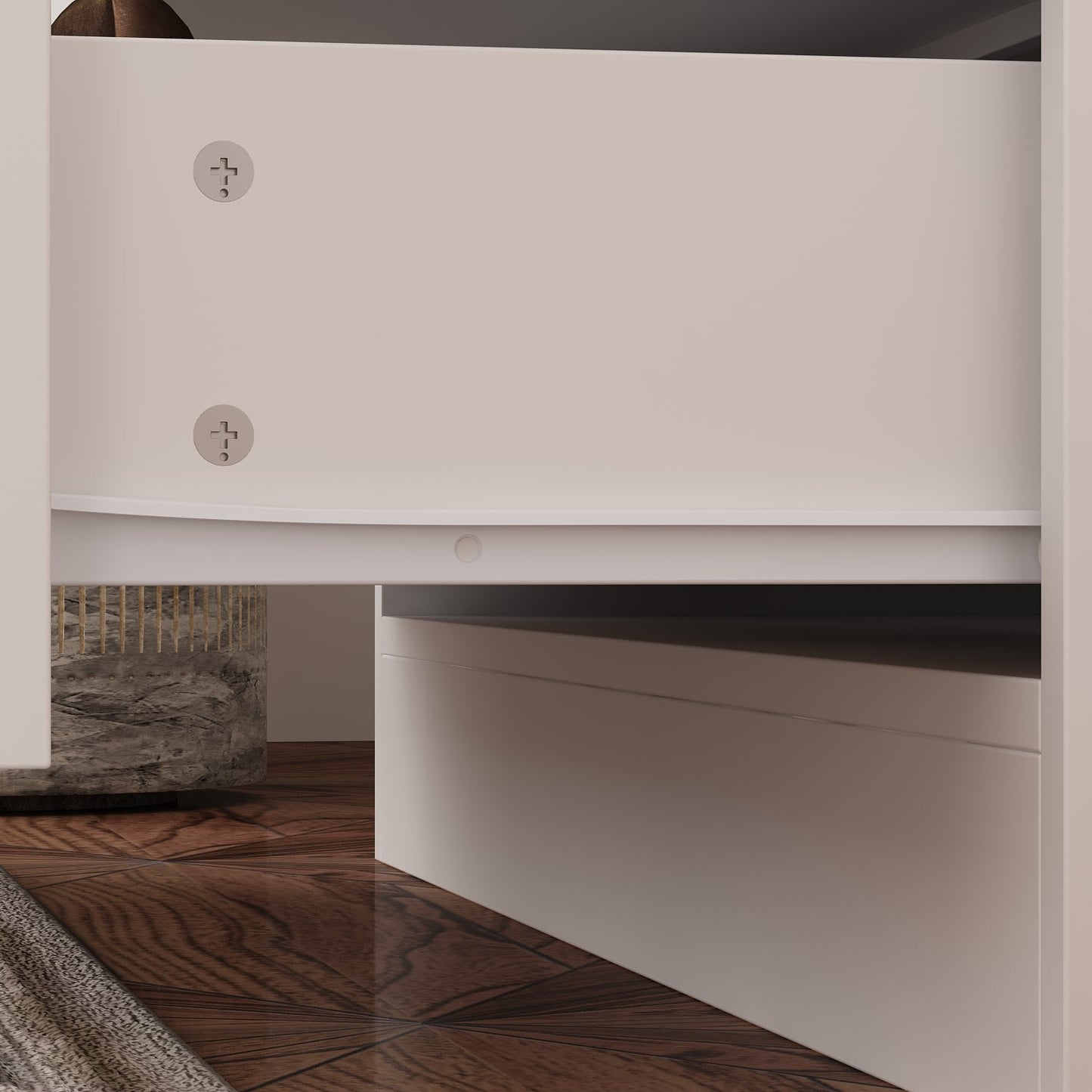 Vitrine en bois pour bureau à domicile, salon