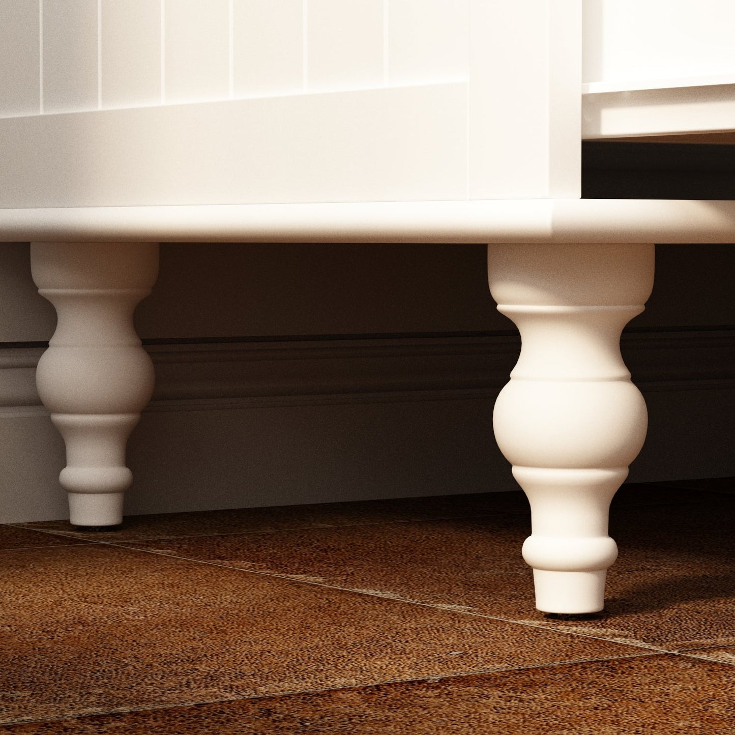 Grande armoire de rangement avec 3 portes et 5 tiroirs