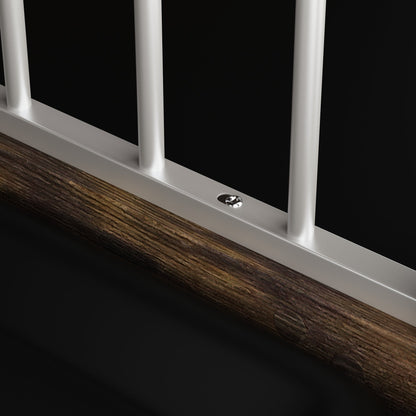 Cage pour animaux de compagnie à double porte de grande taille avec structure renforcée en acier