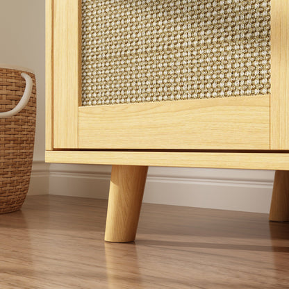 Enclos moderne pour bac à litière pour chat avec serrure et portes en sisal