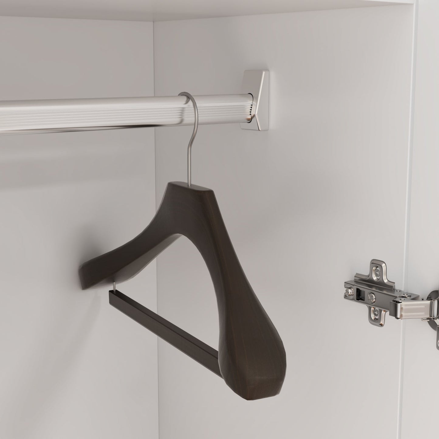 Armoire-penderie à 5 niveaux avec 2 portes