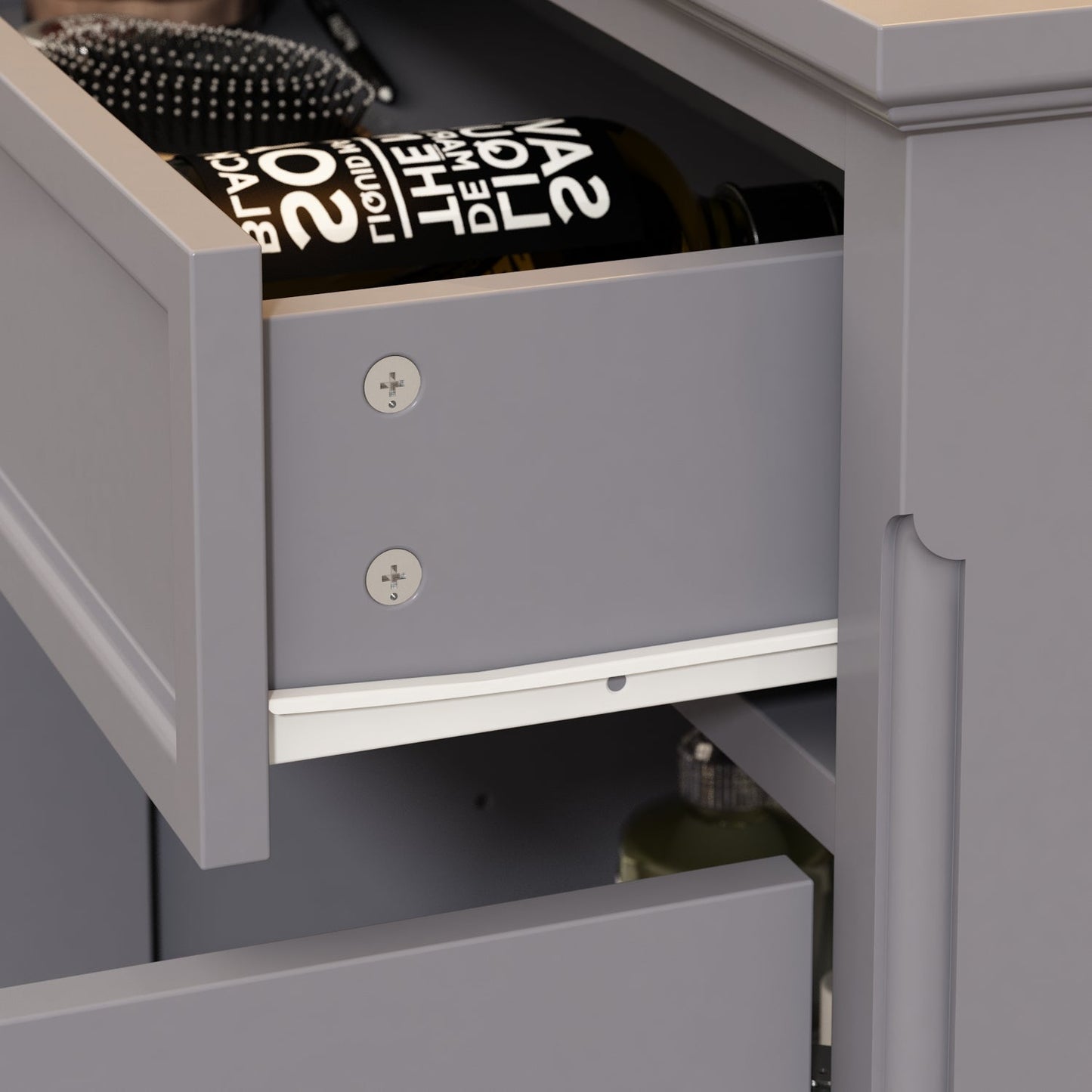 Buffet contemporain avec tiroirs et portes