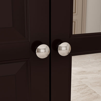 Grande armoire de rangement avec 3 portes et 5 tiroirs