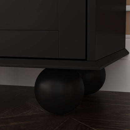 Armoire de rangement avec portes vitrées et étagères réglables 