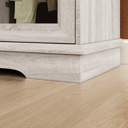 Buffet de 63 pouces avec 3 tiroirs et 4 portes