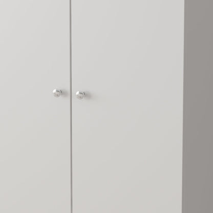 Meuble à chaussures à 8 niveaux avec 2 portes 