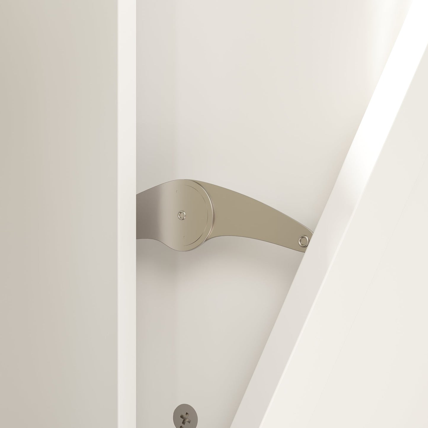 Meuble de salle de bain élégant avec finition blanche