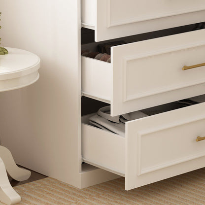 Armoire modulaire de grande taille (74,8 cm) avec portes et tiroirs en verre