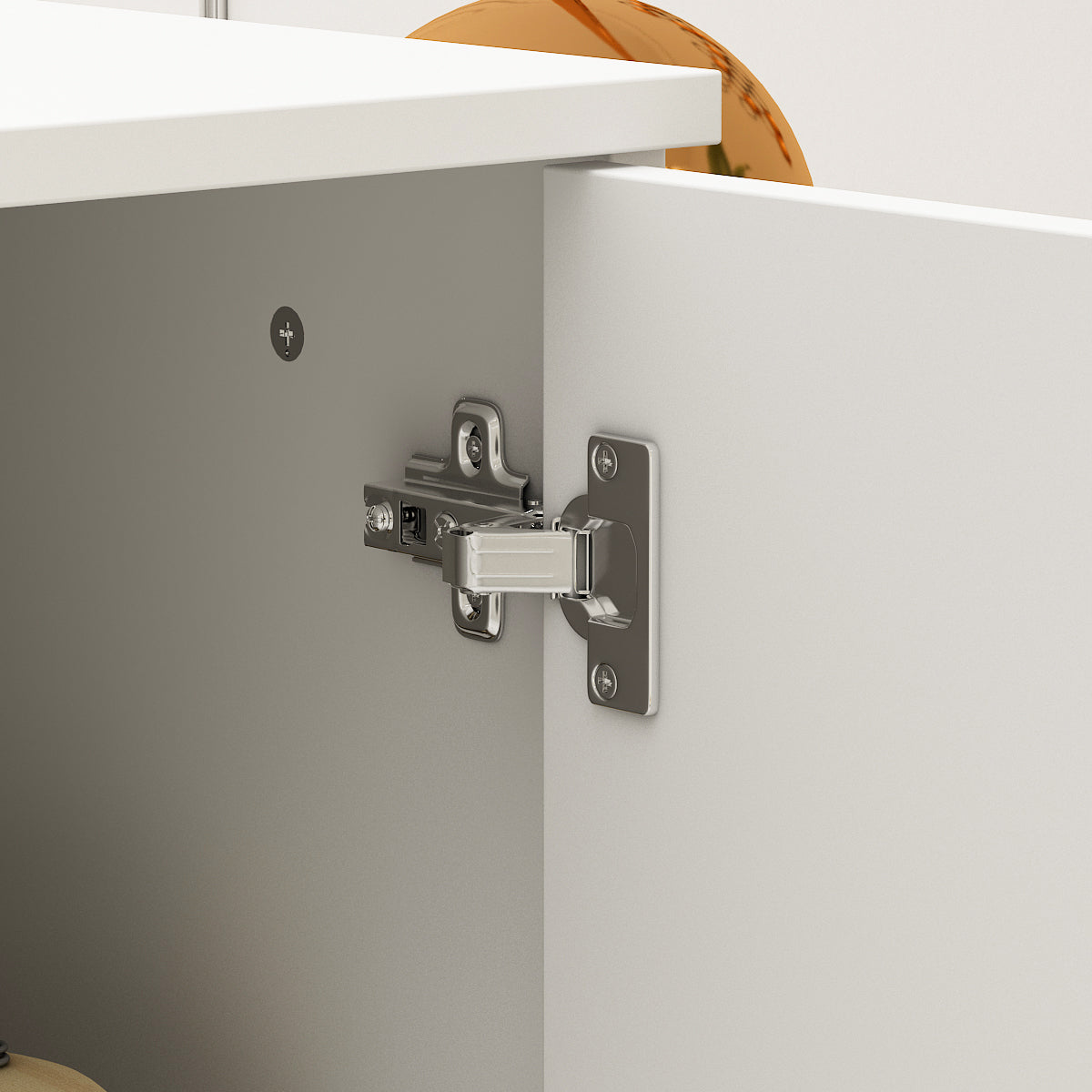 Grand comptoir d'accueil avec porte verrouillable 70W