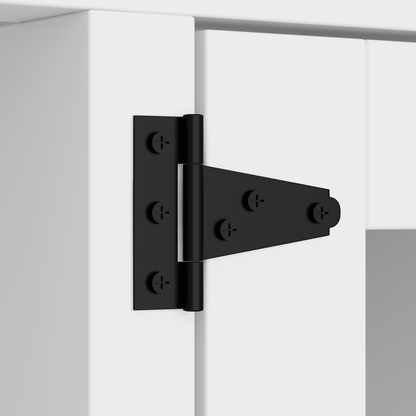 Meuble pour cage de grand chien avec 8 tiroirs