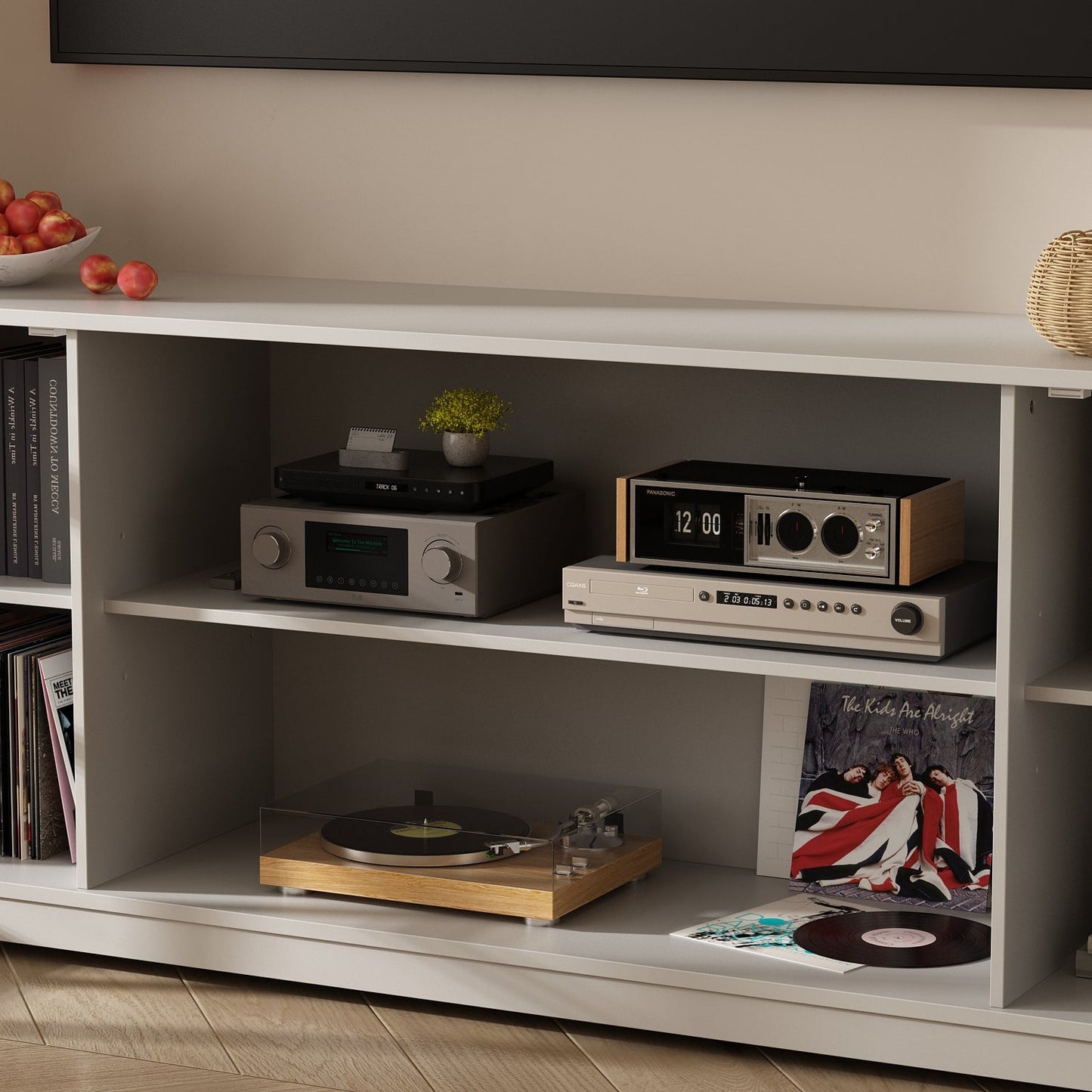 Meuble TV grand centre de divertissement