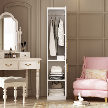 Armoire modulaire de grande taille (74,8 cm) avec portes et tiroirs en verre