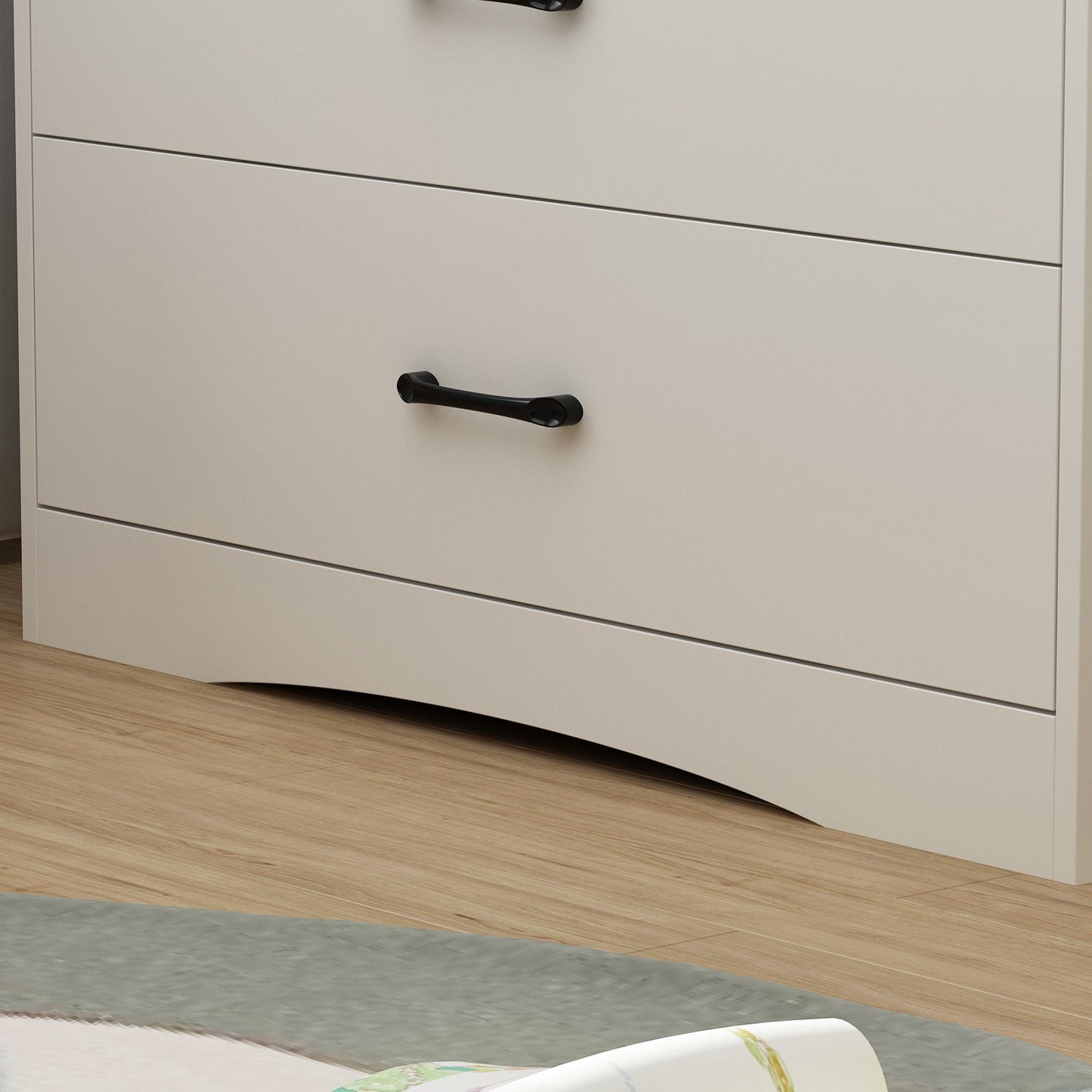 Commode à langer à 3 tiroirs pour chambre d'enfant 