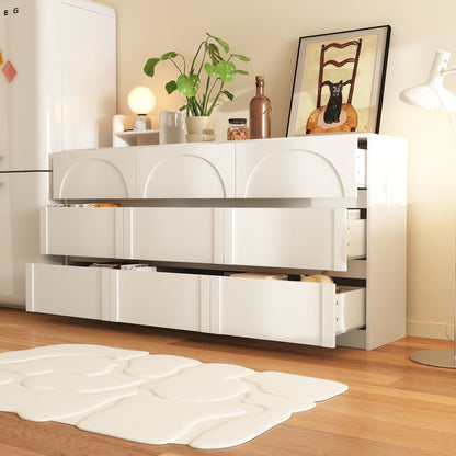 Buffet à 9 tiroirs au design élégant