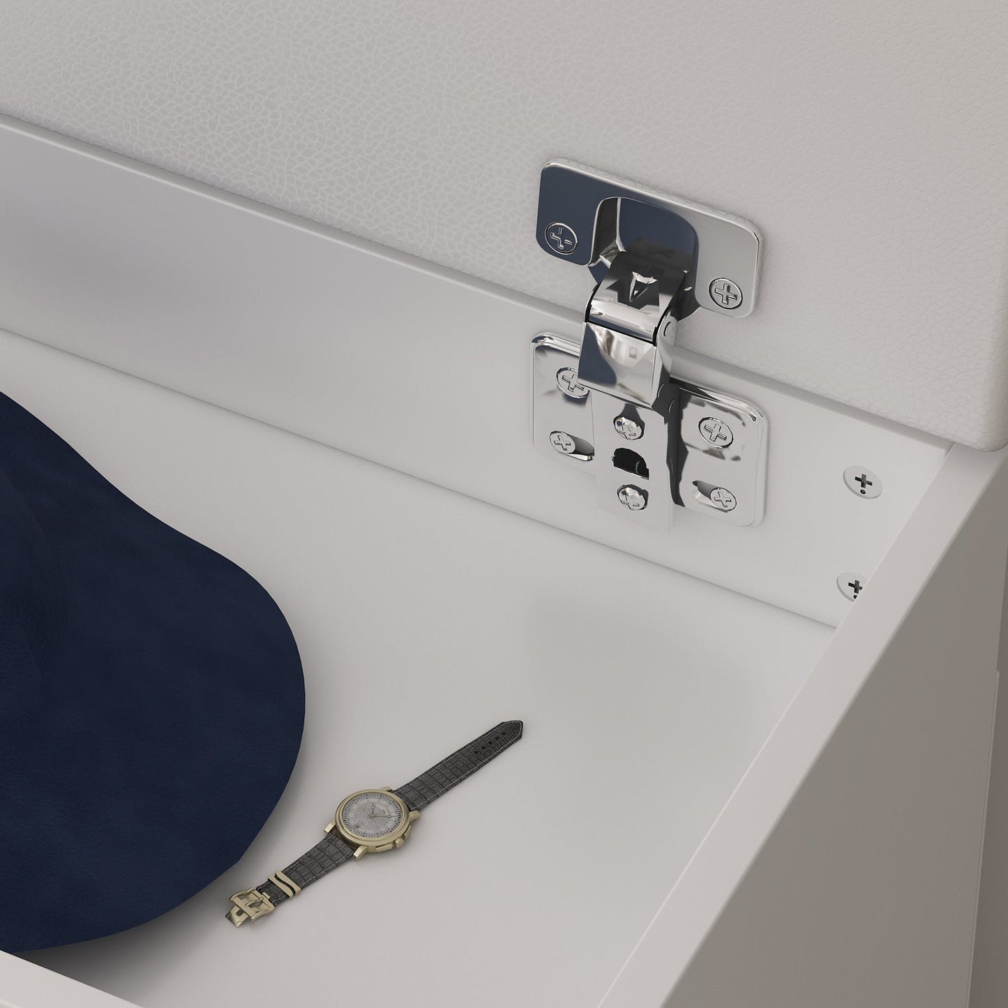 Banc de rangement pour chaussures, étagère à chaussures rembourrée avec 2 compartiments