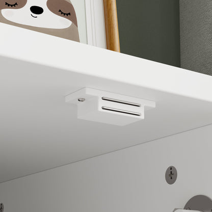 Table de chevet créative en forme de robot et rotation à 360°