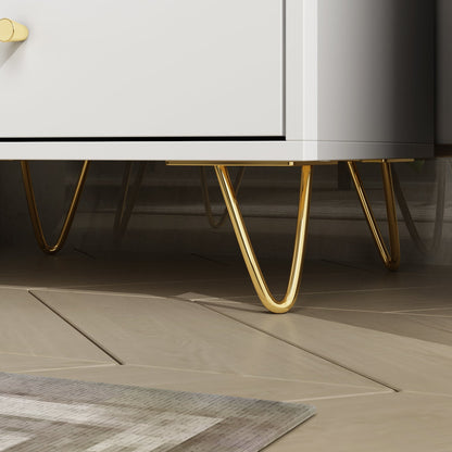 Table de chevet moderne avec pieds en bois massif, table d'appoint minimaliste et polyvalente à 3 tiroirs