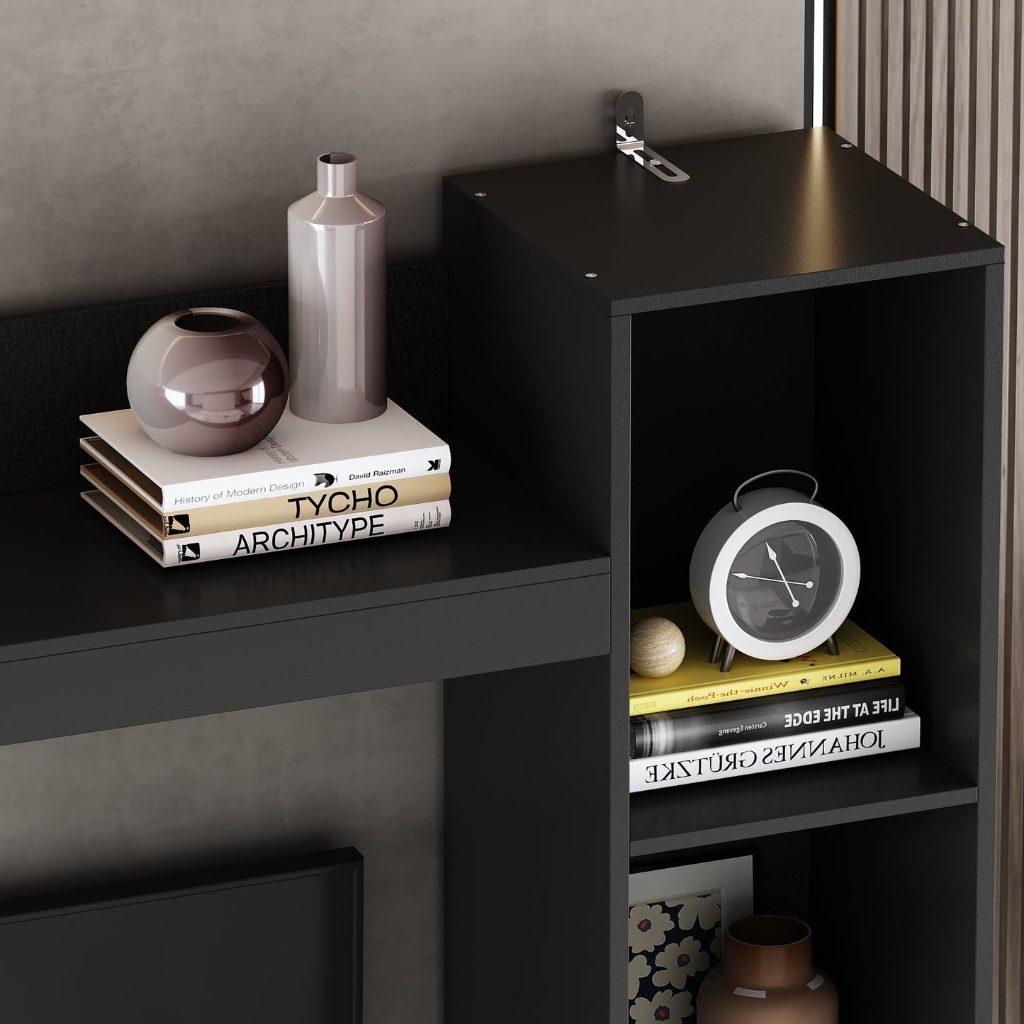 Centre de divertissement moderne de 81,1 pouces