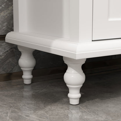 Meuble TV moderne avec placards et tiroirs pour téléviseurs jusqu'à 70,9 pouces.