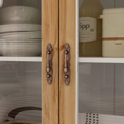 Buffet en bois massif de 60,2 pouces