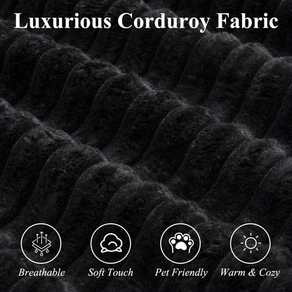 Canapé-lit rembourré de 106 pouces de large avec accoudoirs et deux coussins