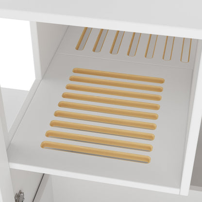 Enclos en bois pour bac à litière Enclos en bois pour bac à litière