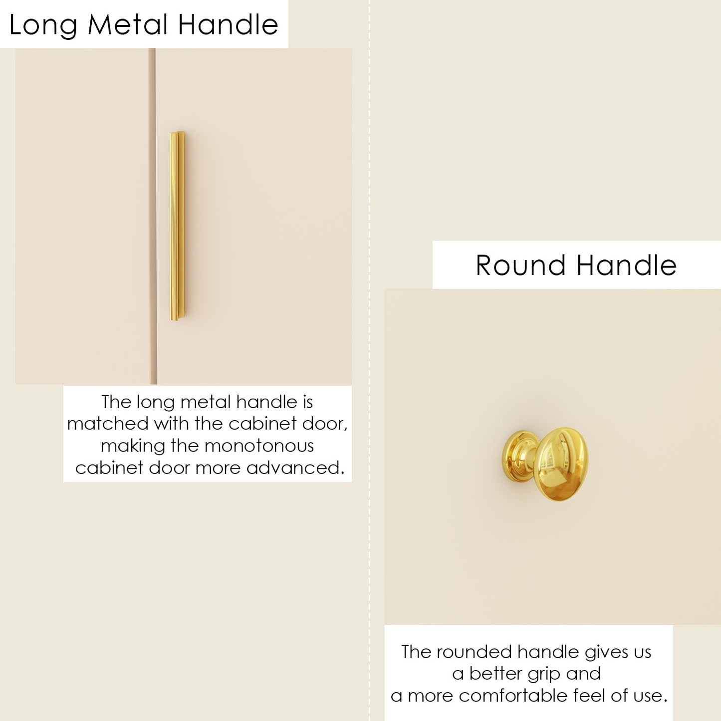 Armoire multifonctionnelle de grand rangement avec miroir