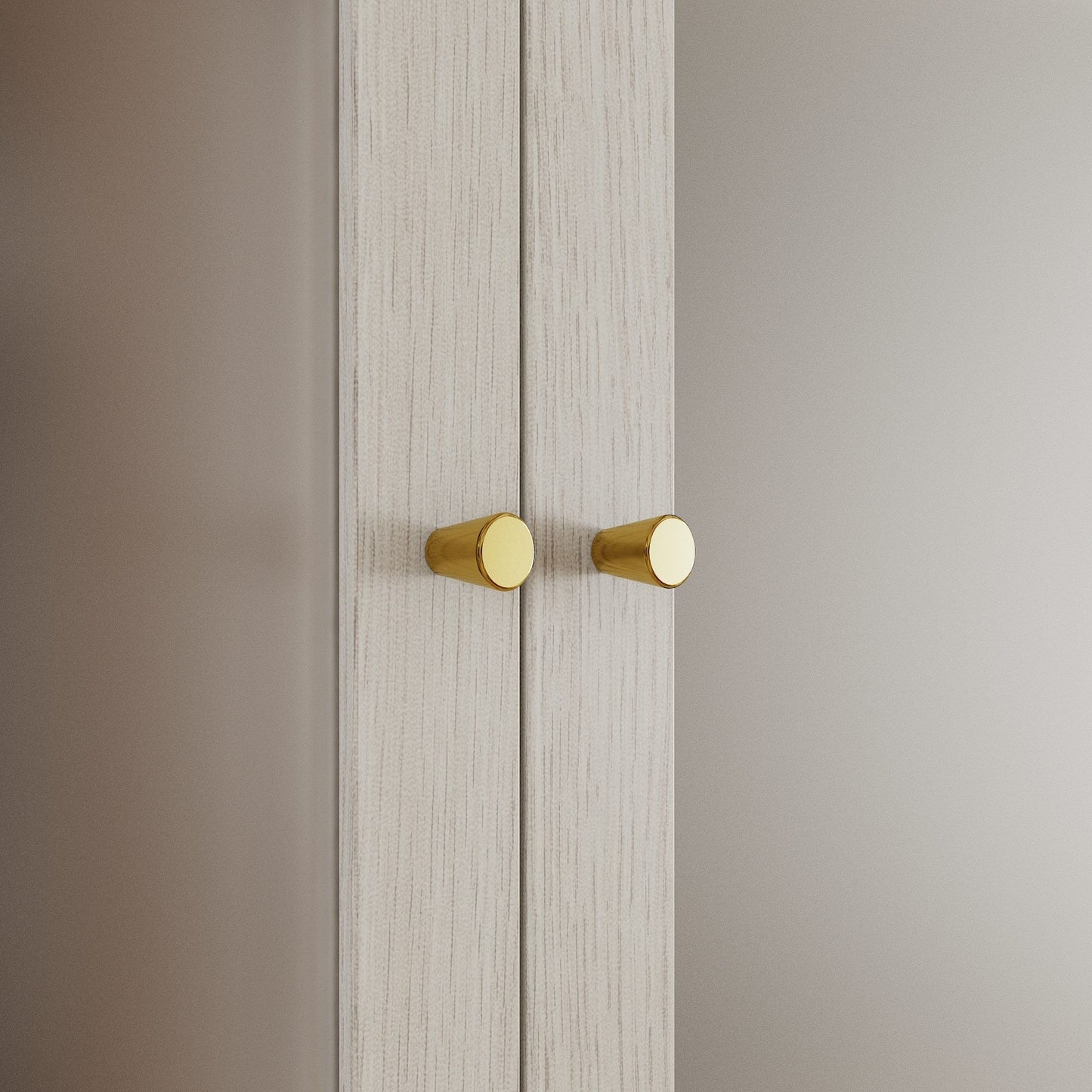 Bibliothèque modulaire à 4 tiroirs avec portes en verre dépoli, 71 po H x 126 po L