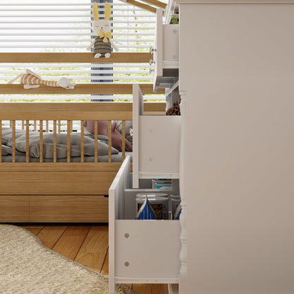 Commode-table à langer pour bébé – 7 tiroirs de rangement pour couches et vêtements