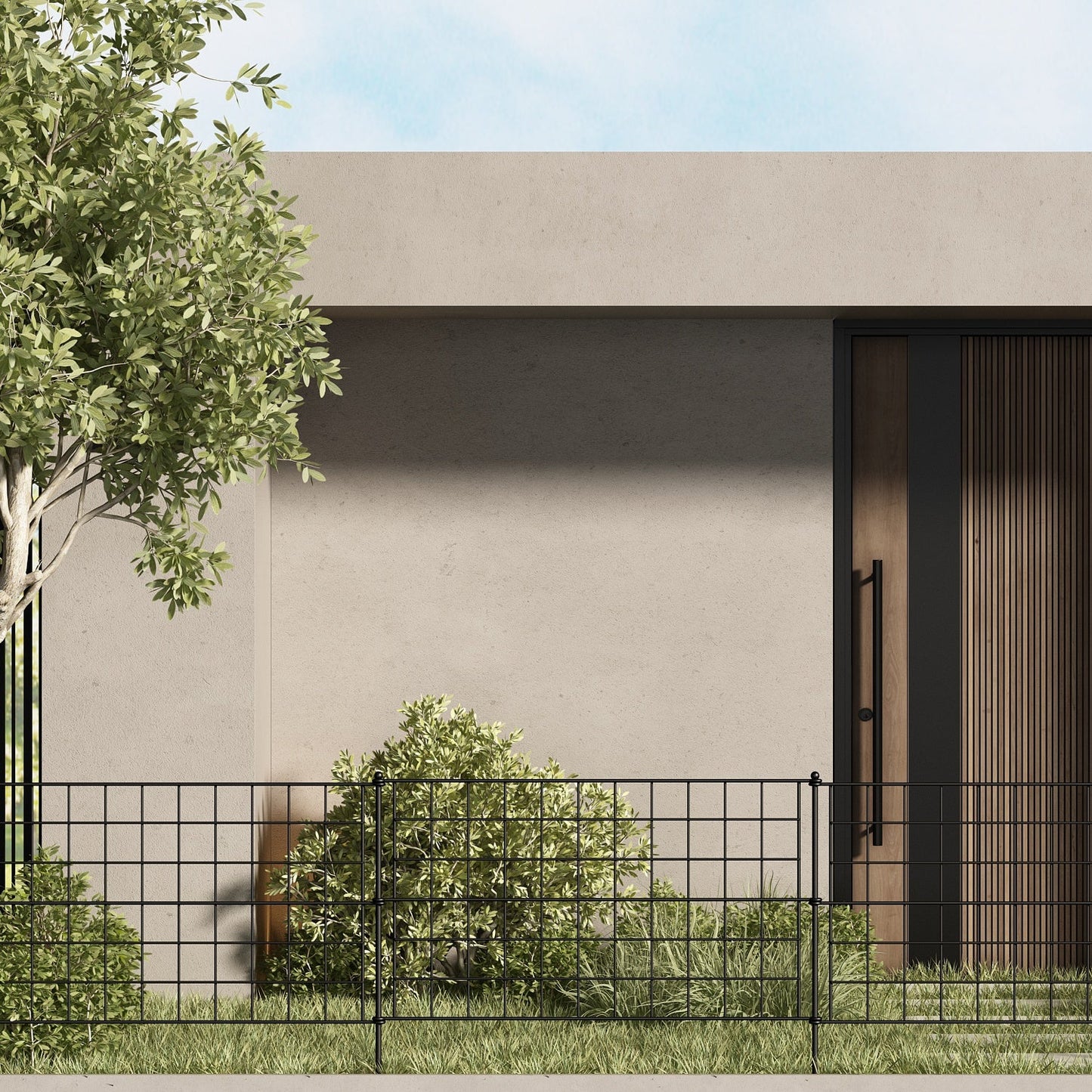 Clôture de jardin (lot de 5) - Barrière pour animaux - Clôture antirouille - Aménagement paysager - Terrasse - Fleurs