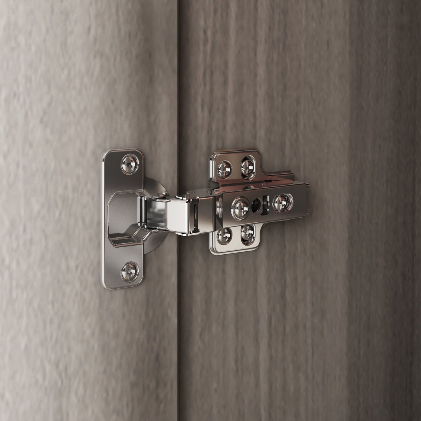 Armoire avec poignée en bois massif, grand meuble à 3 portes pour chambre à coucher