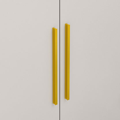 Armoire moderne grand placard de rangement 2 portes 2 tiroirs