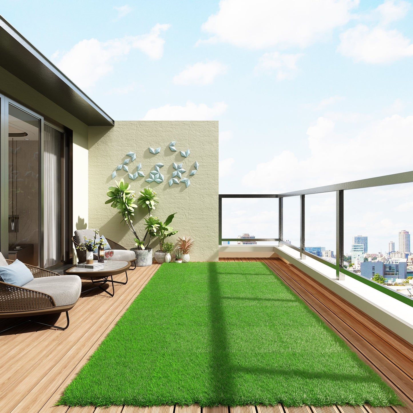 Tapis et rouleaux de gazon artificiel