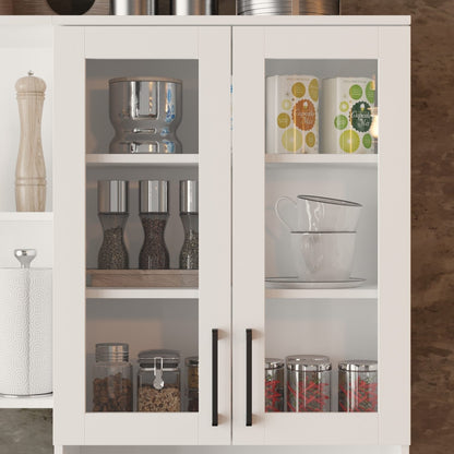 Buffet de cuisine de grande taille (94,5 po) avec garde-manger intégré