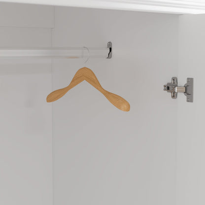 Armoire familiale, armoire de chambre, dressing à 4 portes et tiroirs