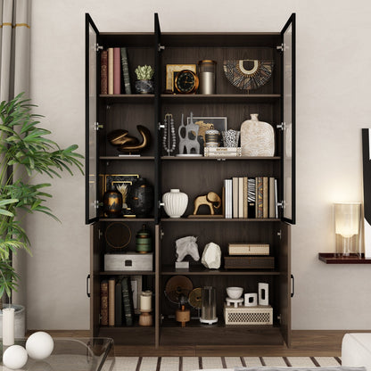 Bibliothèque combinée avec éclairage LED