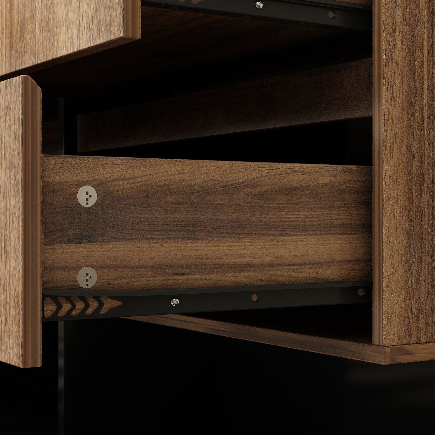 Commode moderne en bois à 9 tiroirs - Solution de rangement élégante pour la chambre et le salon