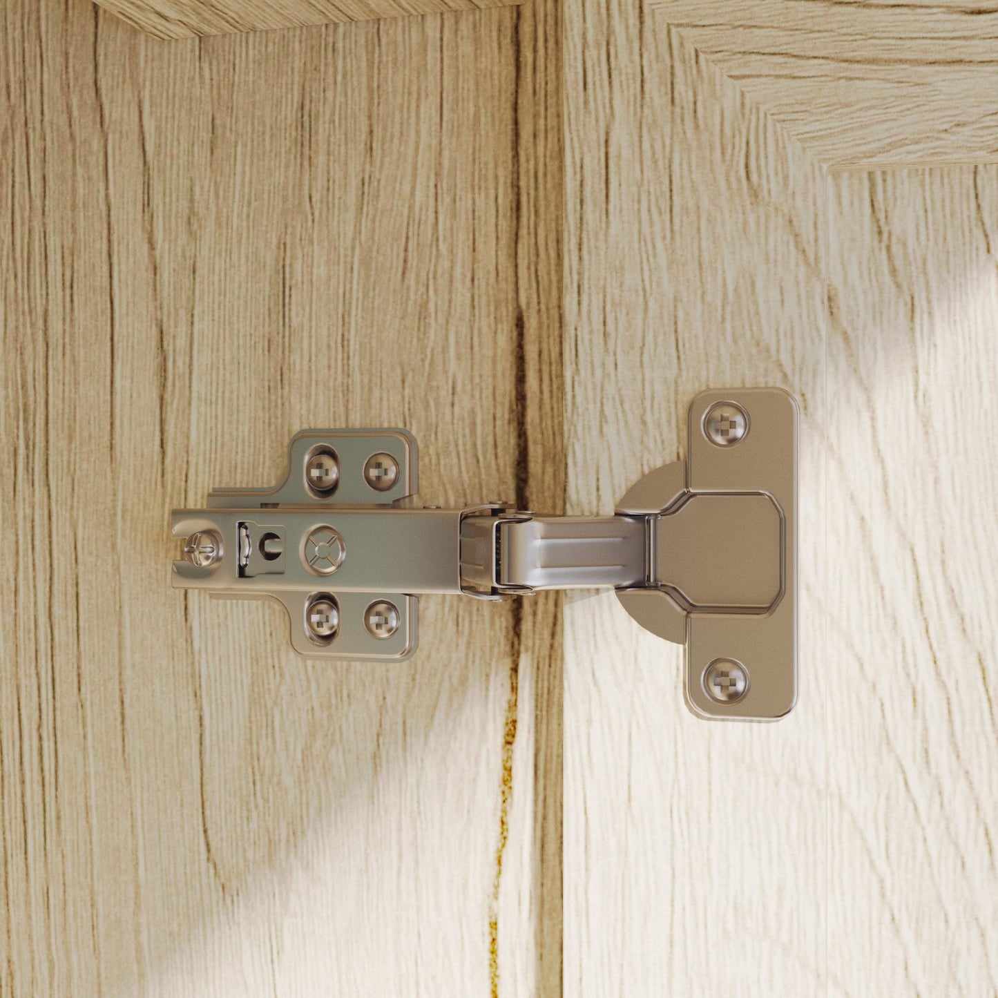 Meuble de rangement modulaire élégant : design épuré et combinaison de compartiments ouverts et fermés.