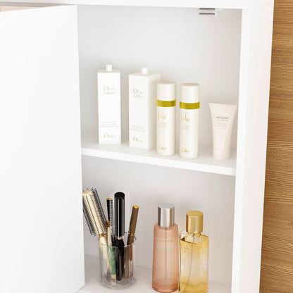 Coiffeuse avec miroir et lampe