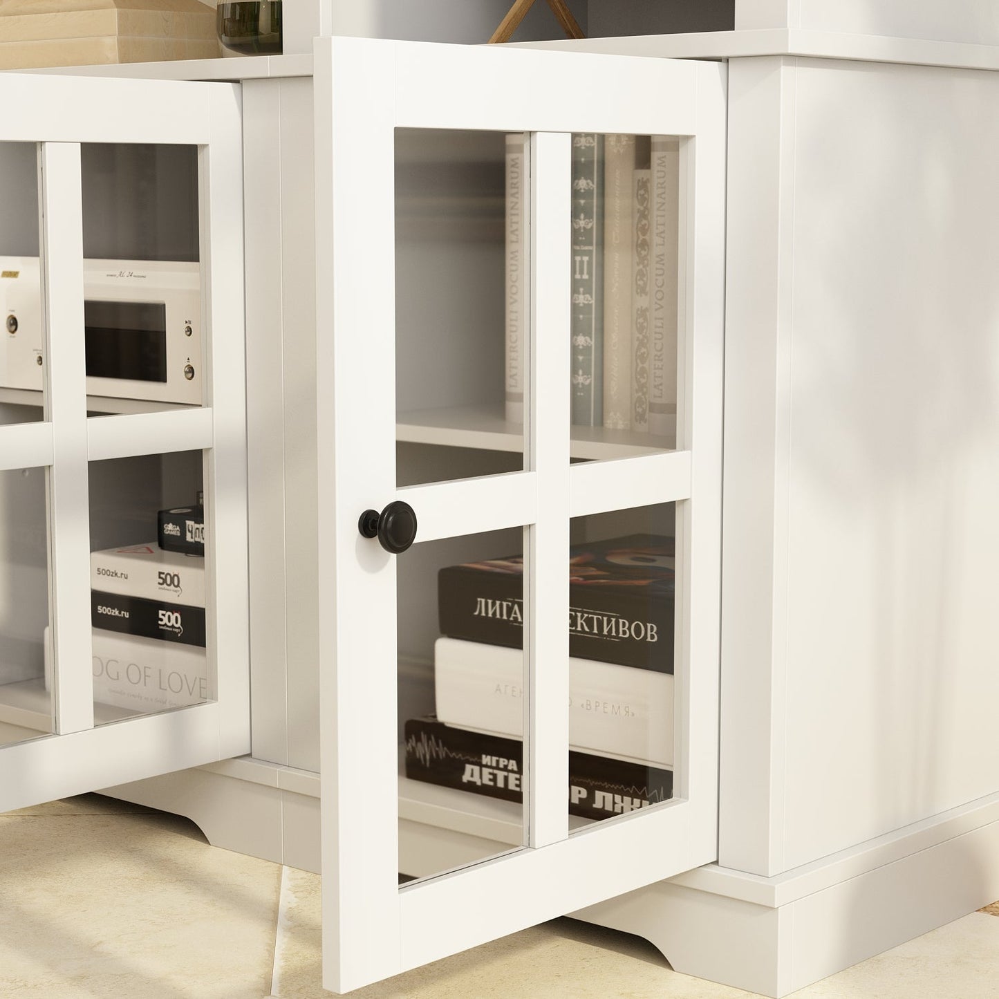 Meuble TV grand centre de divertissement