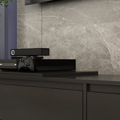 Console multimédia à 4 tiroirs de 94,5 pouces de large