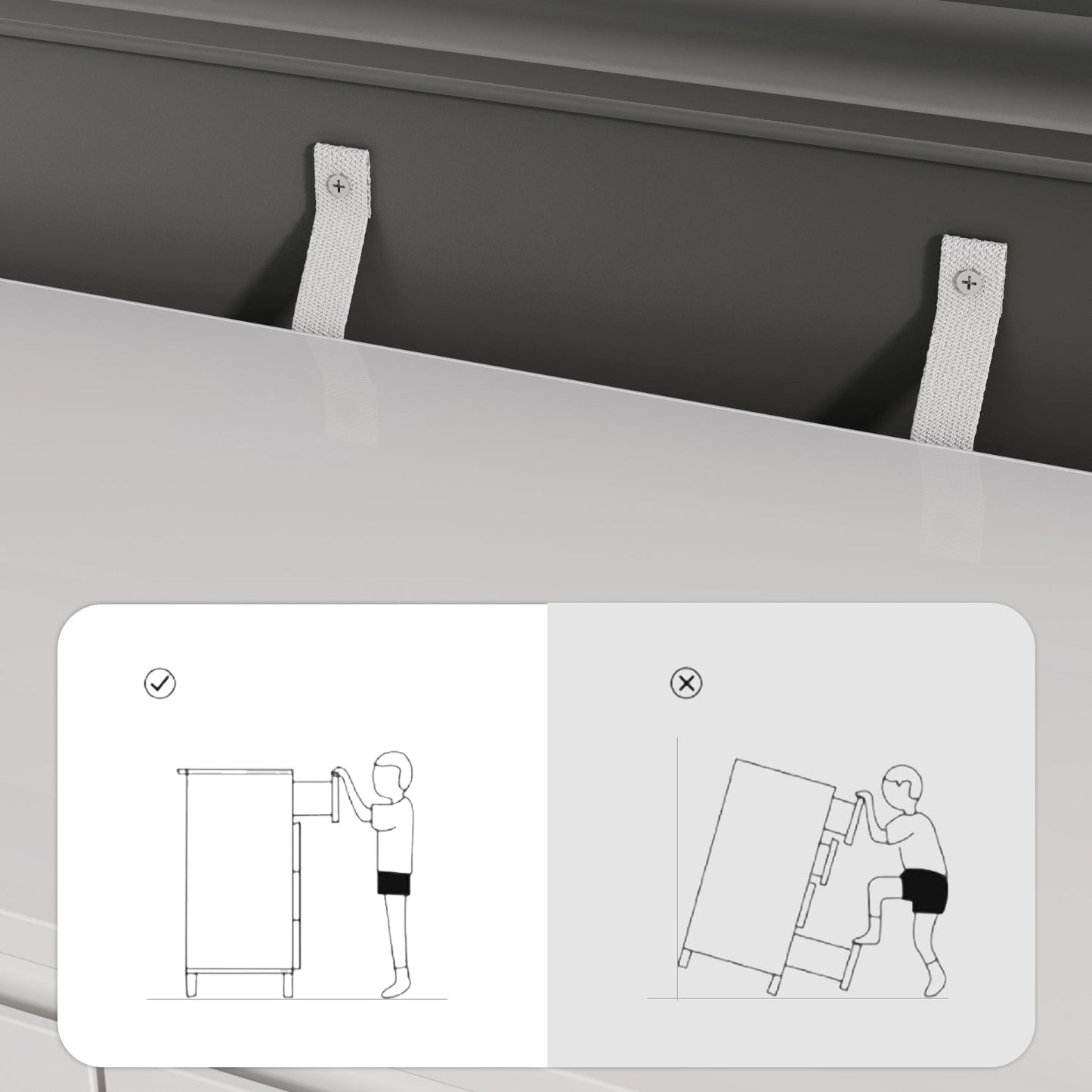 Buffet à 6 tiroirs aspect vieilli avec texture grainée - 150 cm de large