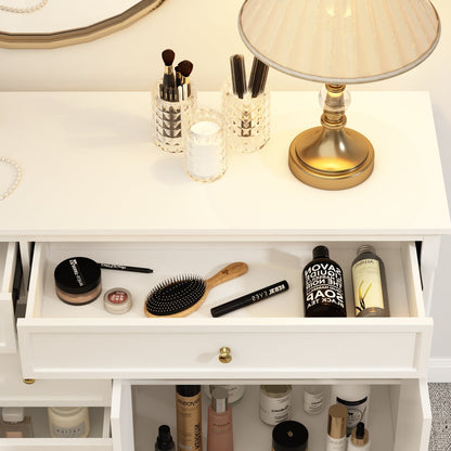 Buffet contemporain avec tiroirs et portes