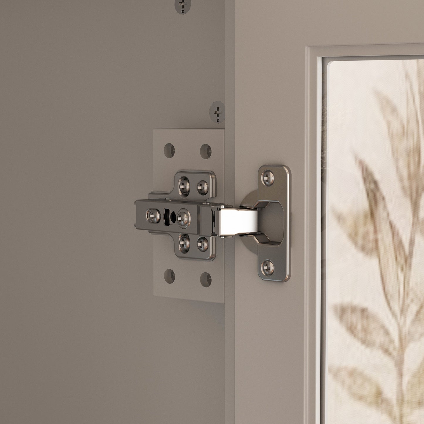 Bibliothèque vitrine avec 2 tiroirs et portes vitrées