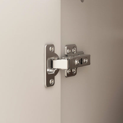 Armoire modulaire de grande taille (74,8 cm) avec portes et tiroirs en verre