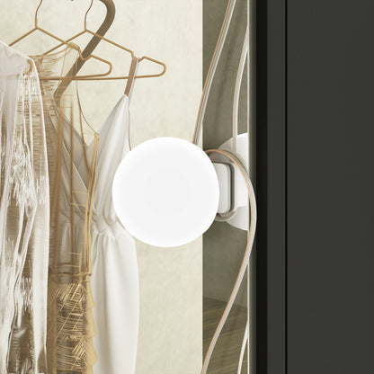 Coiffeuse avec miroir et lampe